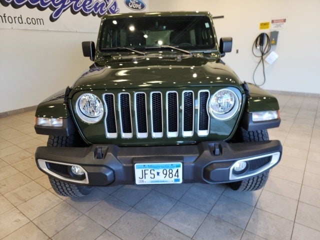 Certified 2022 Jeep Wrangler Unlimited Sahara with VIN 1C4HJXEG0NW155716 for sale in Eveleth, Minnesota