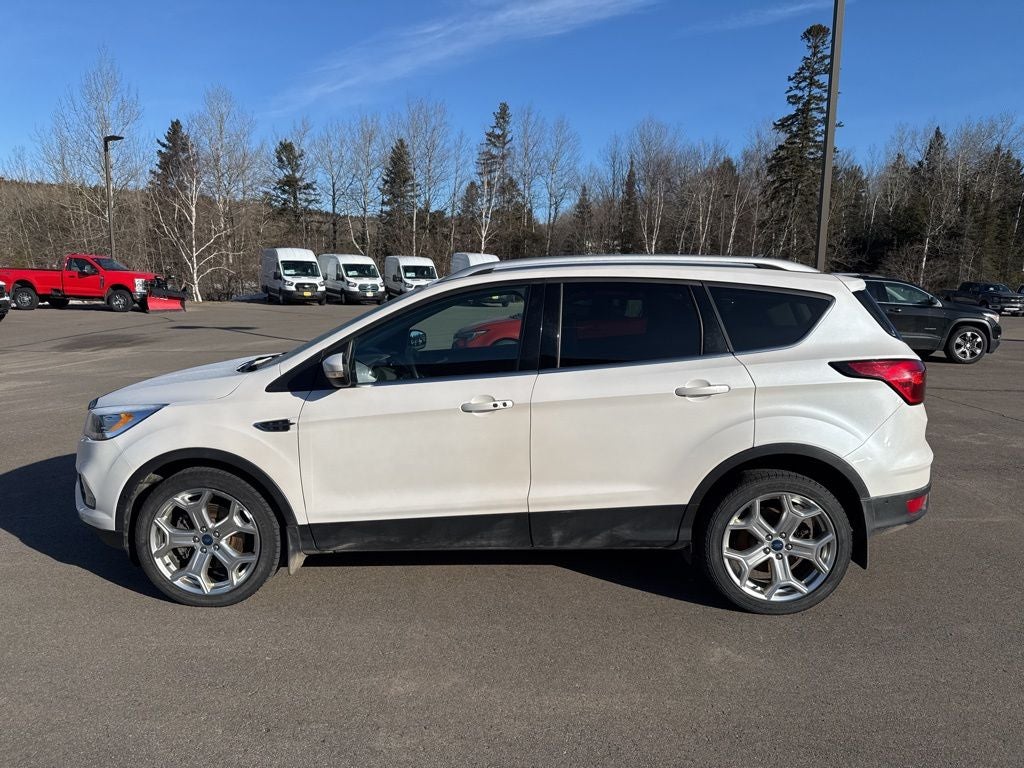 Used 2019 Ford Escape Titanium with VIN 1FMCU9J93KUA54726 for sale in Eveleth, Minnesota