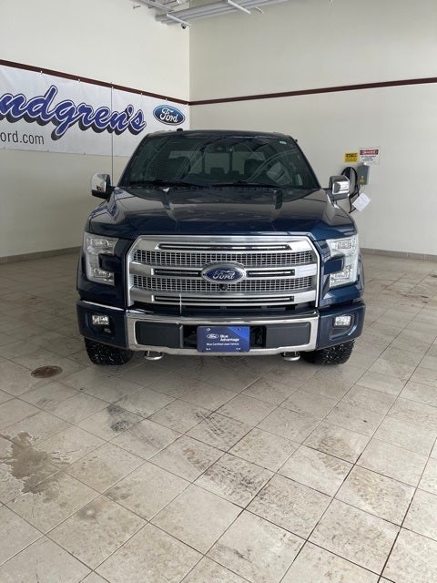 Certified 2016 Ford F-150 Platinum with VIN 1FTEW1EF2GFD55556 for sale in Eveleth, Minnesota
