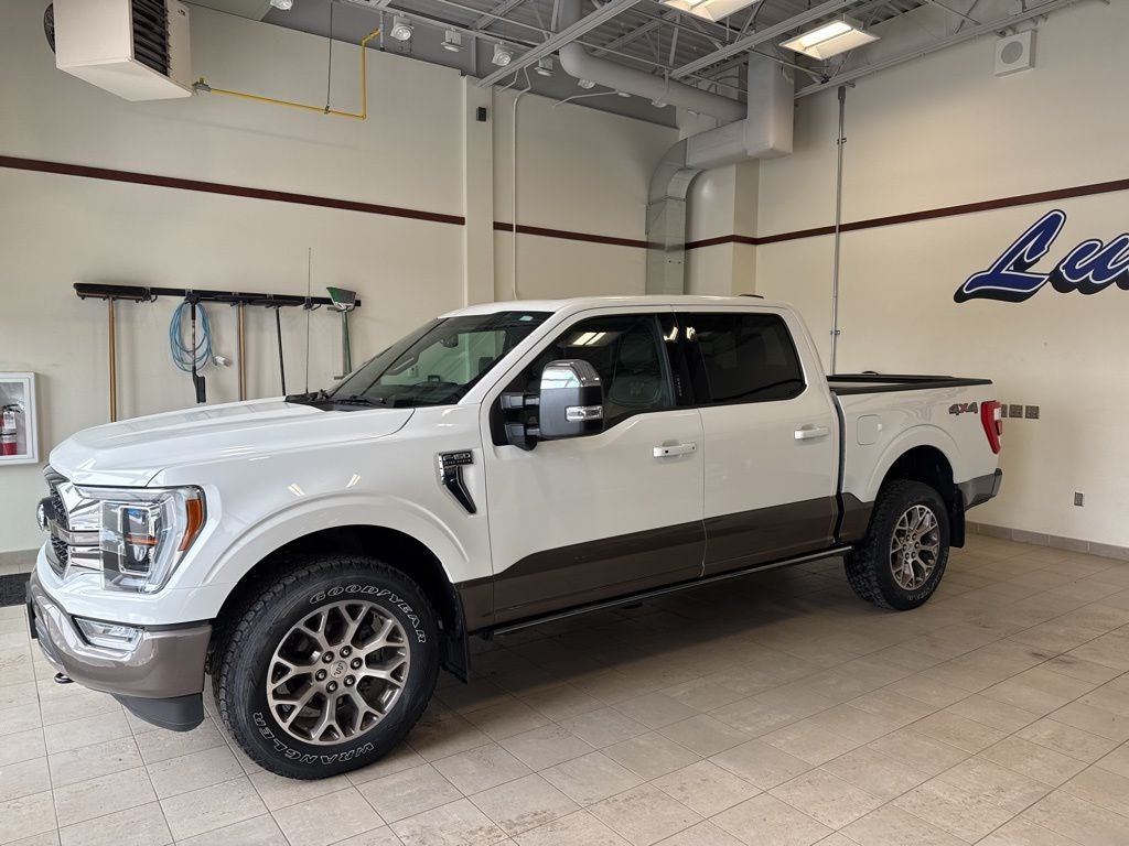 Used 2021 Ford F-150 King Ranch with VIN 1FTFW1E58MFA38260 for sale in Eveleth, Minnesota