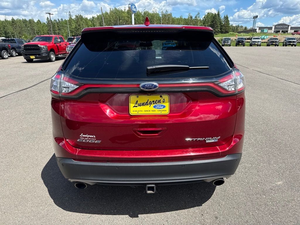 Used 2018 Ford Edge Titanium with VIN 2FMPK4K93JBC44491 for sale in Eveleth, Minnesota