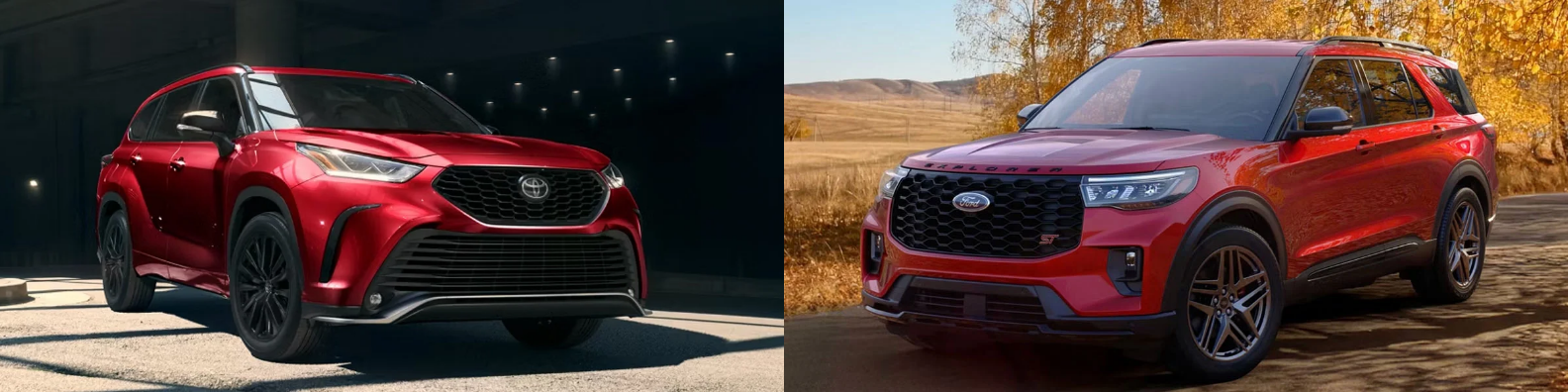 2026 Ford Explorer vs 2026 Toyota Highlander